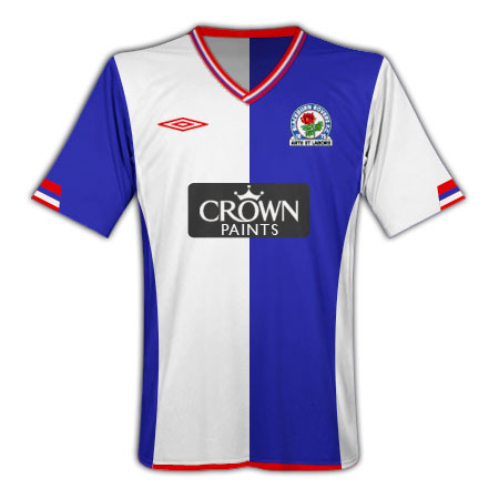 09-10 Blackburn Rovers home shirt