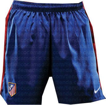 09-10 Athletico Madrid home shorts - Kids