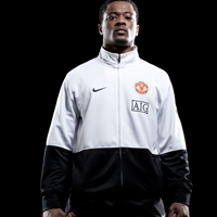 09-10 Man Utd Lineup Jacket (White)