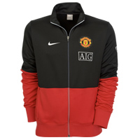 09-10 Man Utd Lineup Jacket (Black)