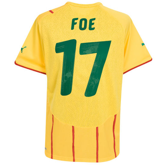 2010-11 Cameroon World Cup away (Foe 17)