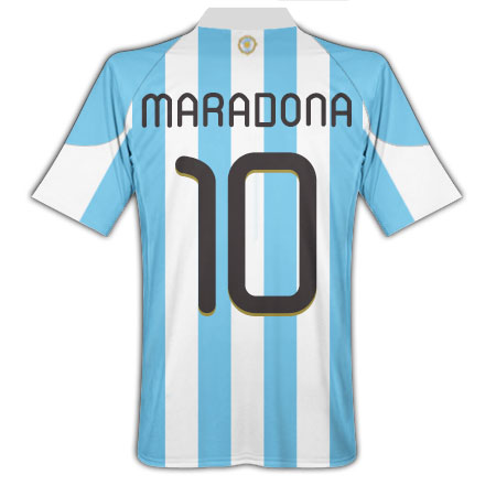 10-11 Argentina Home (Maradona 10)
