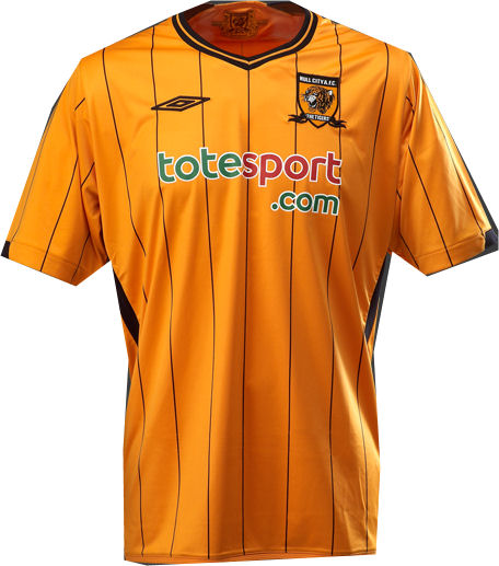 09-10 Hull City home shirt
