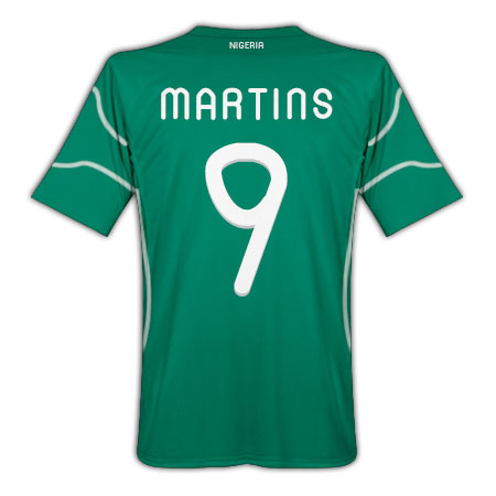 2010-11 Nigeria World Cup Home (Martins 9)