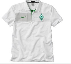 09-10 Werder Bremen Travel Polo Shirt (White)