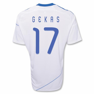 2010-11 Greece World Cup Home (Gekas 17)