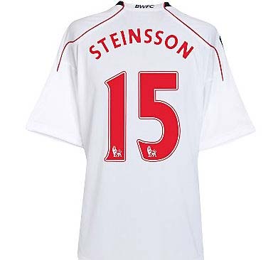 2010-11 Bolton Wanderers Home Shirt (Steinsson 15)
