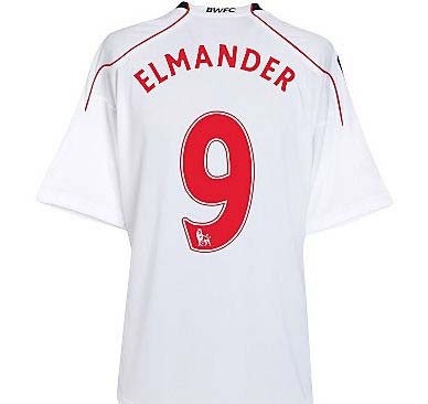 2010-11 Bolton Wanderers Home Shirt (Elmander 9)