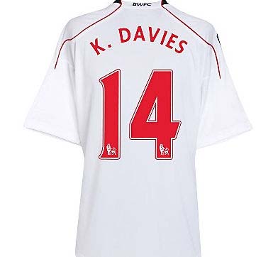 2010-11 Bolton Wanderers Home Shirt (K. Davies 14)