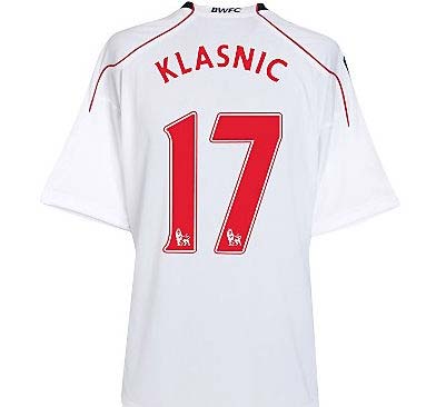 2010-11 Bolton Wanderers Home Shirt (Klasnic 17)