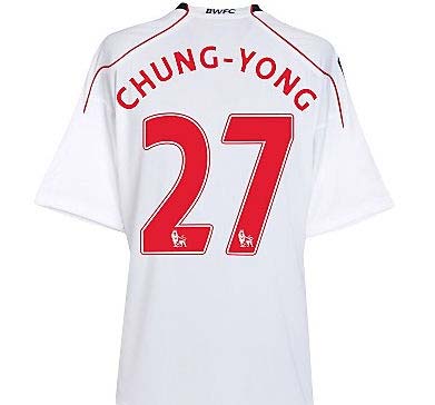 2010-11 Bolton Wanderers Home Shirt (Chung-Yong 27)