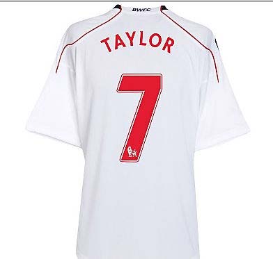 2010-11 Bolton Wanderers Home Shirt (Taylor 7)