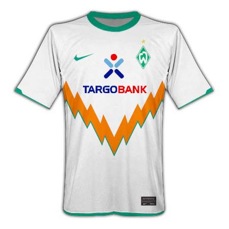 2010-11 Werder Bremen Nike Away Football Shirt (Kids)