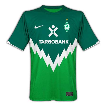 2010-11 Werder Bremen Nike Home Football Shirt (Kids)
