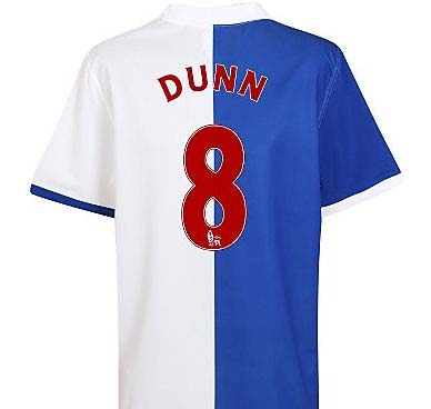 2010-11 Blackburn Rovers Home Shirt (Dunn 8)