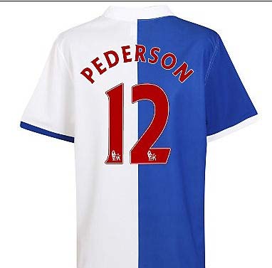 2010-11 Blackburn Rovers Home Shirt (Pedersen 12)