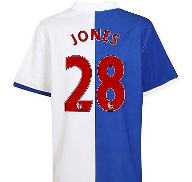2010-11 Blackburn Rovers Home Shirt (Jones 28)