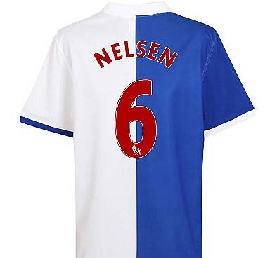 2010-11 Blackburn Rovers Home Shirt (Nelsen 6)