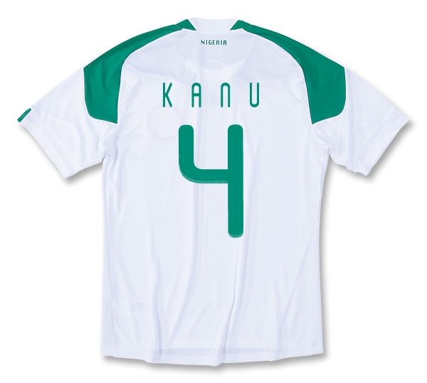 2010-11 Nigeria World Cup Away (Kanu 4)