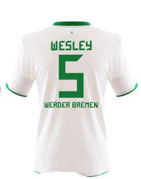 2010-11 Werder Bremen Away Shirt (Wesley 5)