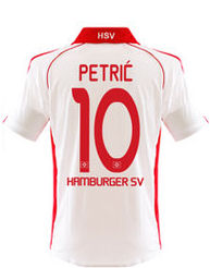 2010-11 Hamburg Adidas Home Shirt (Petric 10)