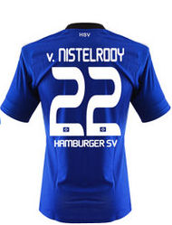 2010-11 Hamburg Adidas Away Shirt (V.Nistelrooy 22)