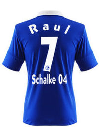 2010-12 Schalke Adidas Home Shirt (Raul 7)