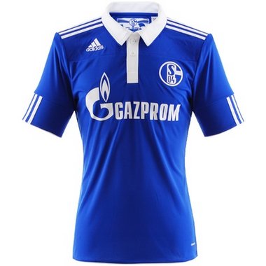 2011-12 Schalke Adidas Home Football Shirt