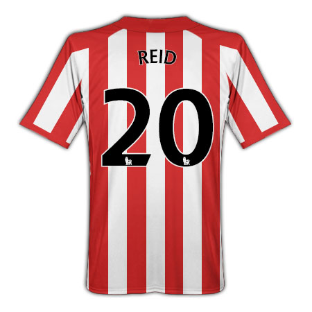 2010-11 Sunderland Umbro Home Shirt (Reid 20)