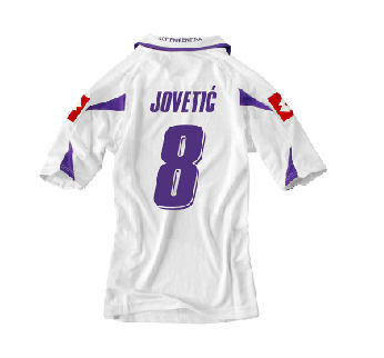 2010-11 Fiorentina Lotto Away Shirt (Jovetic 8)