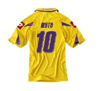 2010-11 Fiorentina Lotto 3rd Shirt (Mutu 10)