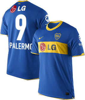 2010-11 Boca Juniors Nike Home Shirt (Palermo 9)