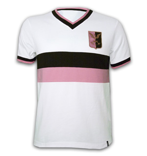 Palermo Away 1970's Short Sleeve Retro Shirt 100% cotton