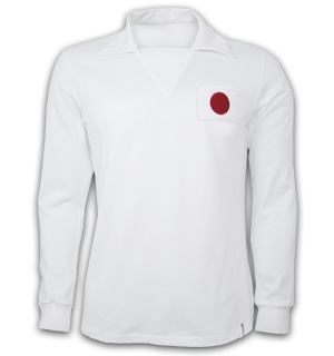 Japan Away 1974 Long Sleeve Retro Shirt 100% cotton