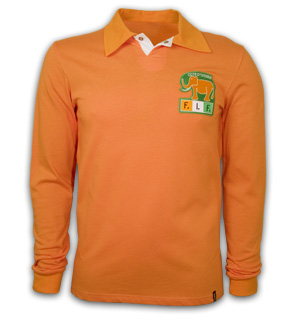 Ivory Coast 1980's Long Sleeve Retro Shirt 100% cotton