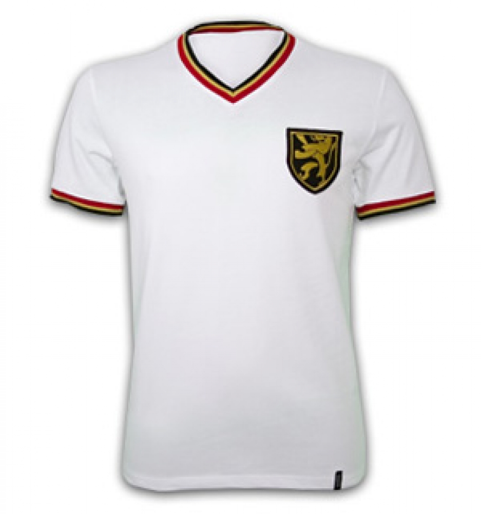 Belgium Away 1970's Short Sleeve Retro Shirt 100% cotton