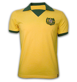 Australia WC 1974 Short Sleeve Retro Shirt 100% cotton