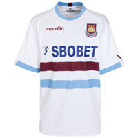 2010-11 West Ham United Away Football Shirt