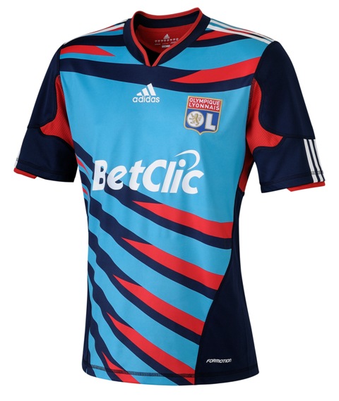 2010-11 Olympique Lyon Adidas 3rd Shirt