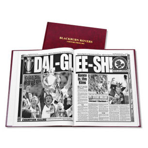 Blackburn Rovers Football Newspaper Book