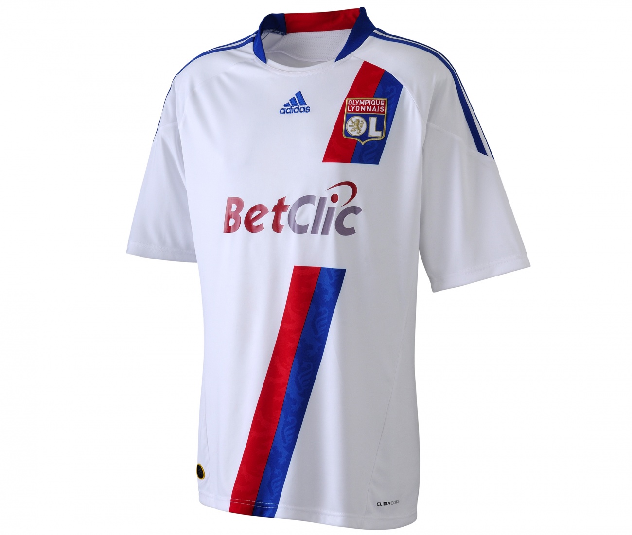 2010-11 Olympique Lyon Adidas Home Shirt