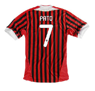 2011-12 AC Milan Home Shirt (Pato 7)