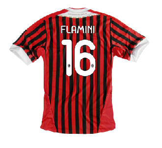 2011-12 AC Milan Home Shirt (Flamini 16)