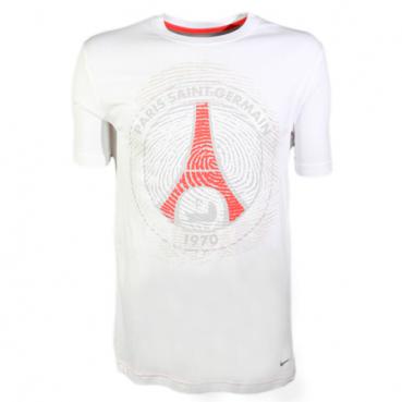 2011-12 PSG Nike Core Eiffel Tower Tee (White)