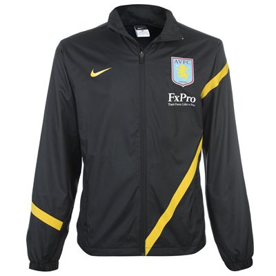 2011-12 Aston Villa Nike Sideline Jacket (Black)