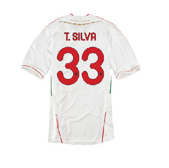 2011-12 AC Milan Away Shirt (T. Silva 33)