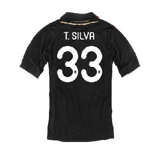 2011-12 AC Milan Third Shirt (T. Silva 33)