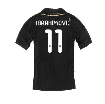 2011-12 AC Milan Third Shirt (Ibrahimovic 11)
