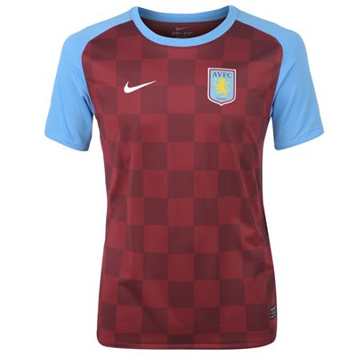 2011-12 Aston Villa Home Nike Football Shirt