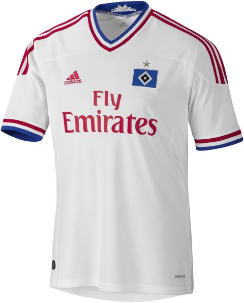 2011-12 Hamburg SV Adidas Home Football Shirt